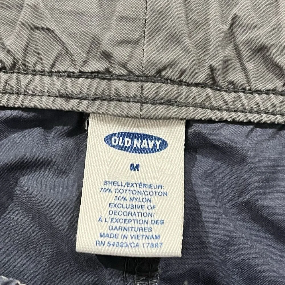 VTG Old Navy Pants Mens M Trek‎ Cargo Blue Cybergrunge Baggy Skater